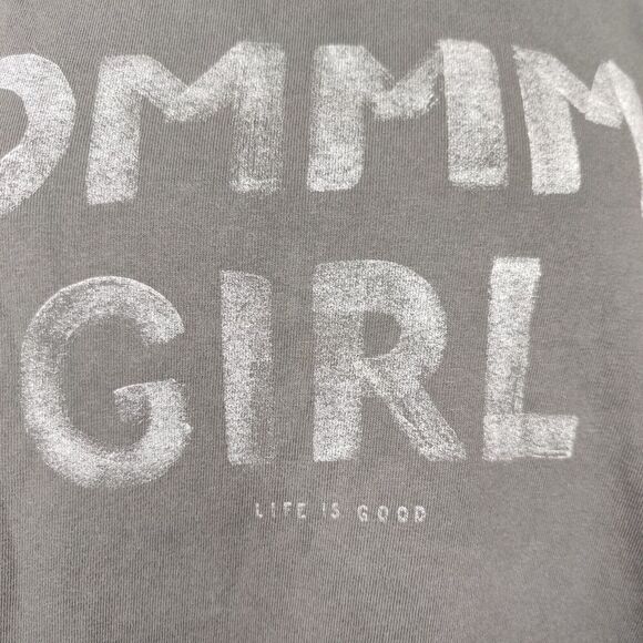 Life is Good Tee Shirt Ommm Girl Short Sleeve Classic Fit - Picture 4 of 11